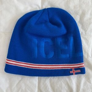 🇮🇸 Atlantis Margt Smatt Royal Blue Iceland Beanie One Size 🇮🇸